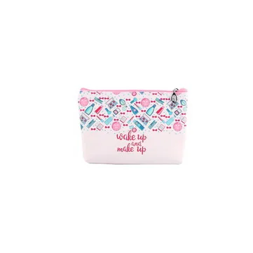 

Customized Transparent Waterproof Printing Plastic Travel PU Makeup Purse Cosmetic Bag