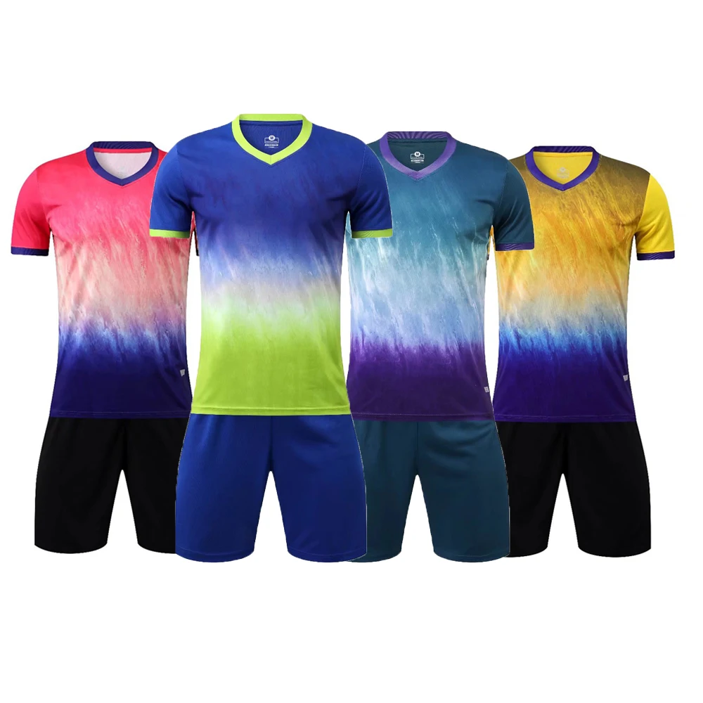 

Football Jerseys Men Blank Soccer Jerseys Set Football Shirts Boys Soccer Uniforms
