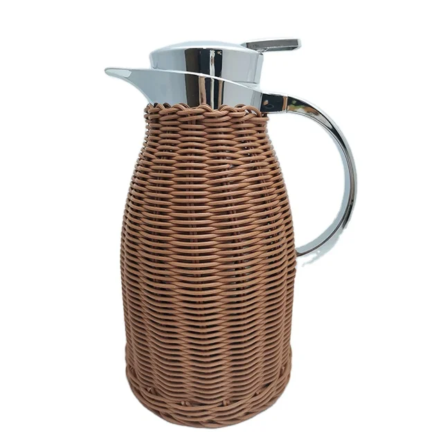 

New high appearance level of senior business gifts thermo holding pot multicolor creative with rattan hot kettle, Customized color