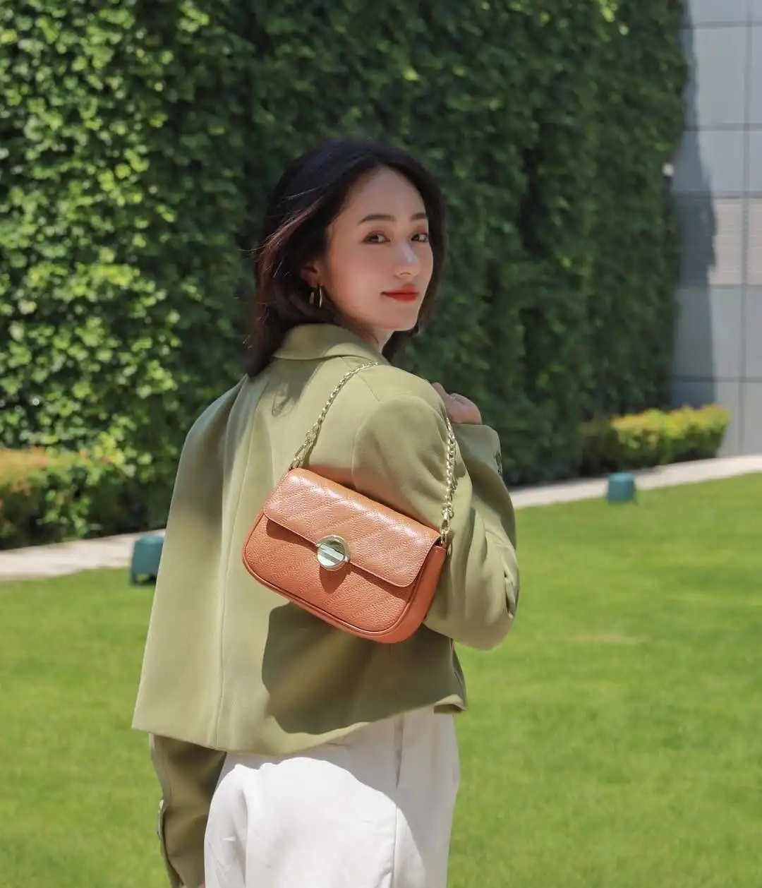 

In stock Factory hand bags 2021 women shoulder luxury brand saddle sling crossbody bag