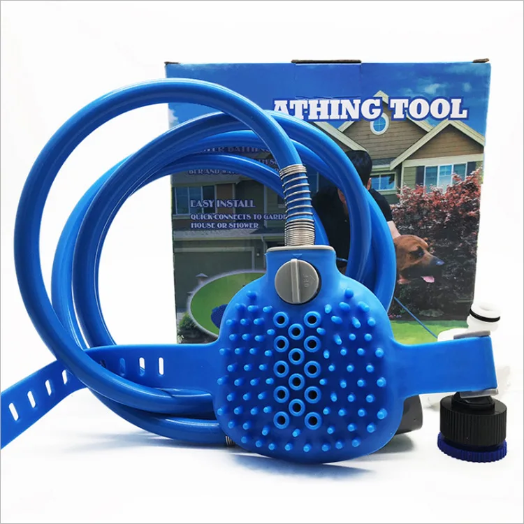 

Pet Bathing Tool Massage Silicone Foldable Dog Spray Adjustable Bath Brush Artifact Foldable Pet Dog Bath Blush