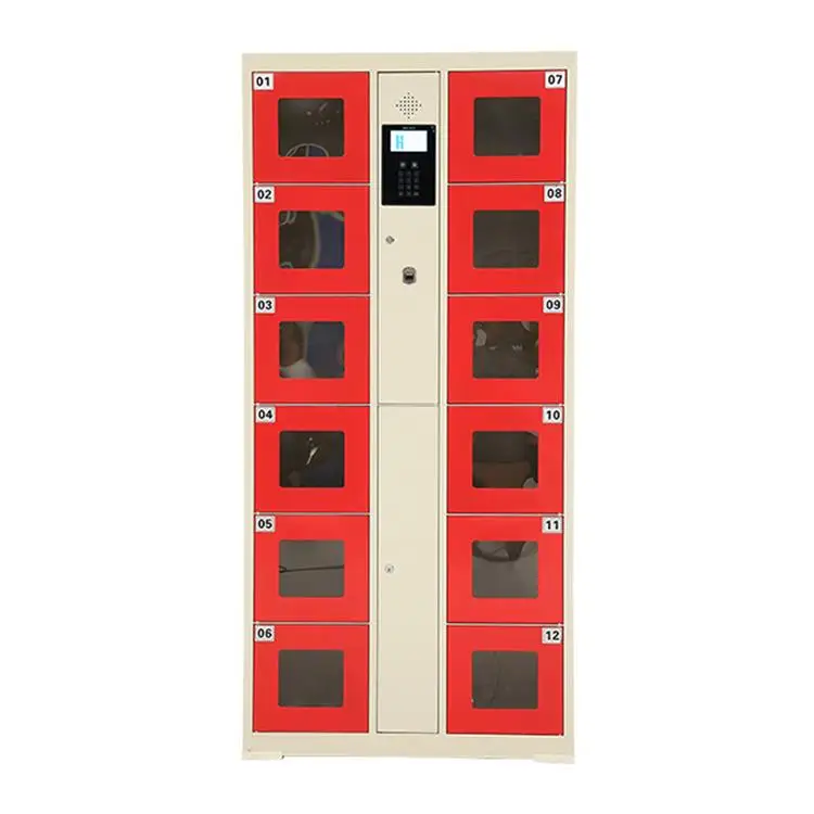 Electronic Safe Locker With Fingerprint Lock System Open