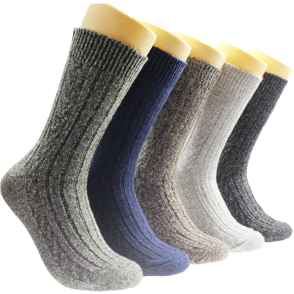 

5 colors outdoor sports 100% knit angora merino wool socks women alpaca wool socks