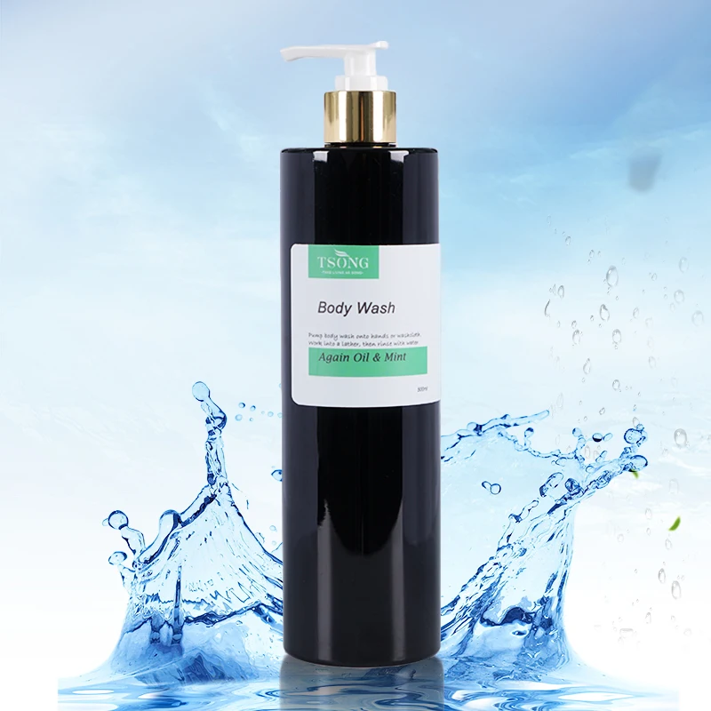 
Private Label Oragnic Mint Oil Refreshing Peppermint Men Shower Gel Body Wash 