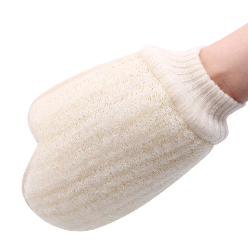 

Natural eco friendly exfoliation pad shower lufa gloves loofa loofah sponge scrub bath loofah glove