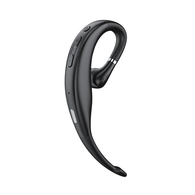 

Ear Hook Wireless Headphone Single Cordless Earbud 10 Hrs Playtime V5.0 Earphone Handsfree HD Mic Cellphone Cordless Headset, Black, blue
