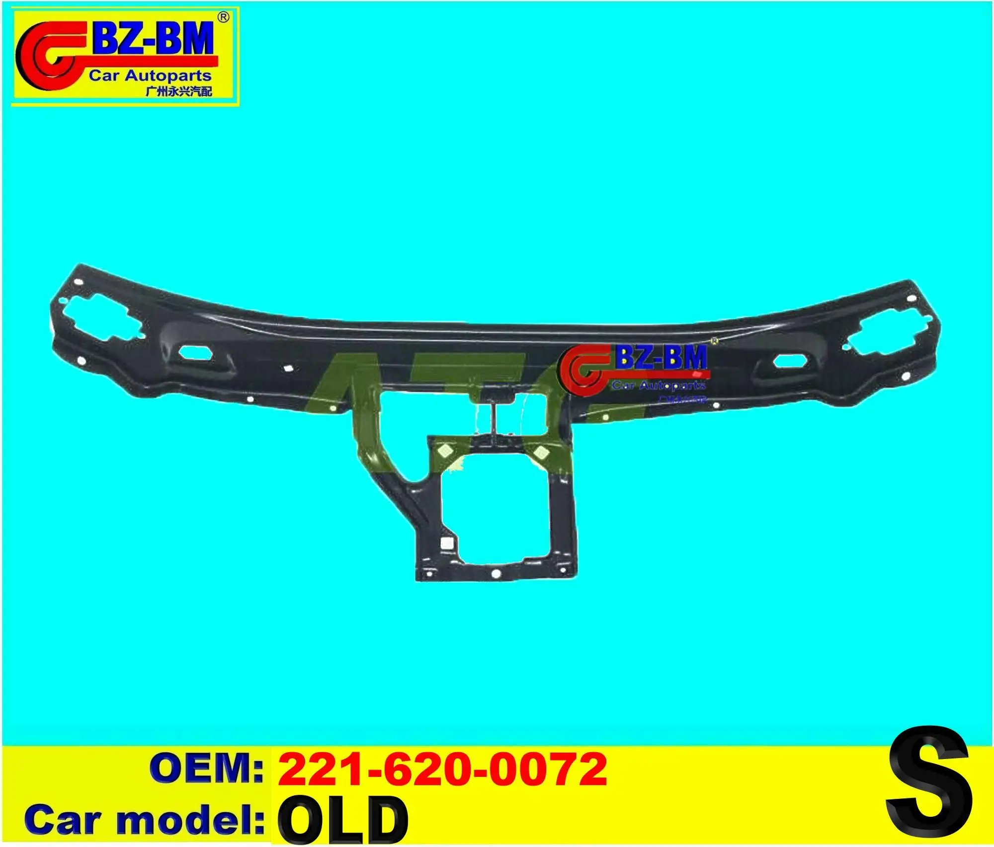 Hood Fender Front Bumper Reinforcer Bar For Benz Headlight Bracket Left