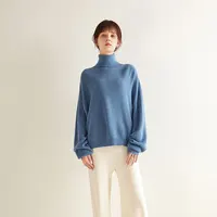 

Various Styles Zr Hand Made Wool Sweaters Thick Woolen Women high collar Sweater