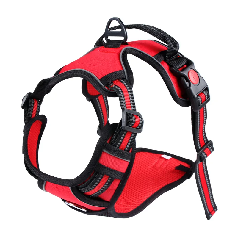 

Wholesale Tactical No Pull Adjustable Pet Dog Vest Harness with Cushioned Air Mesh