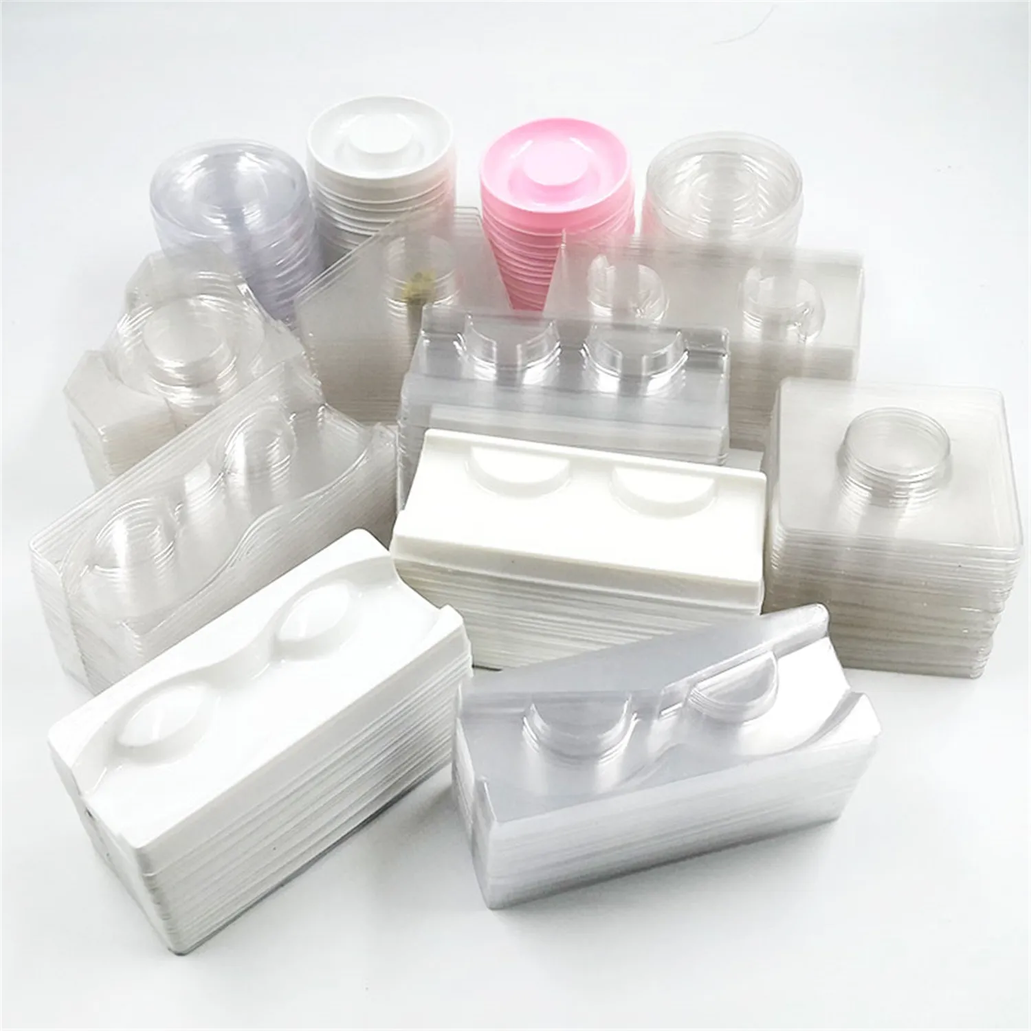 

Vmae Wholesale High Quality Natural Eyelash Inner Support Contain 3D 5D Mink Eyelashes 50 Pcs One Set