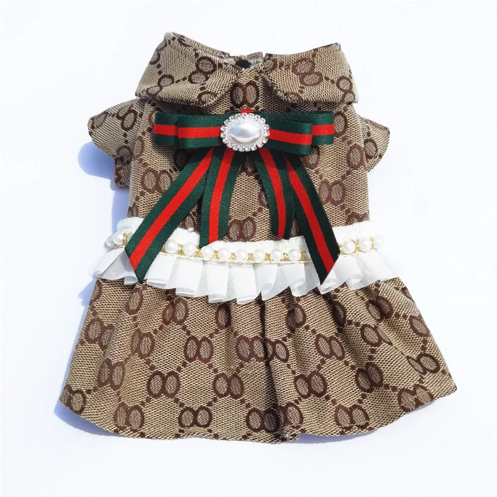 

Wholesale Ladies Sexy Dog Hot Red Pet Dresses Hot Dog Summer Clothing luxury Sexy Dog Clothes