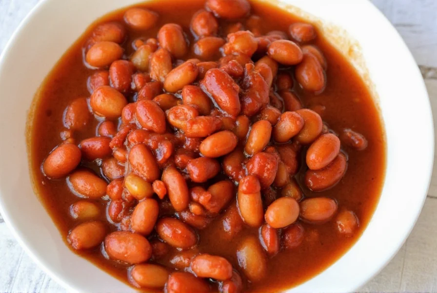 Sweet Chili Beans Recipe with Brown Sugar & Mustard