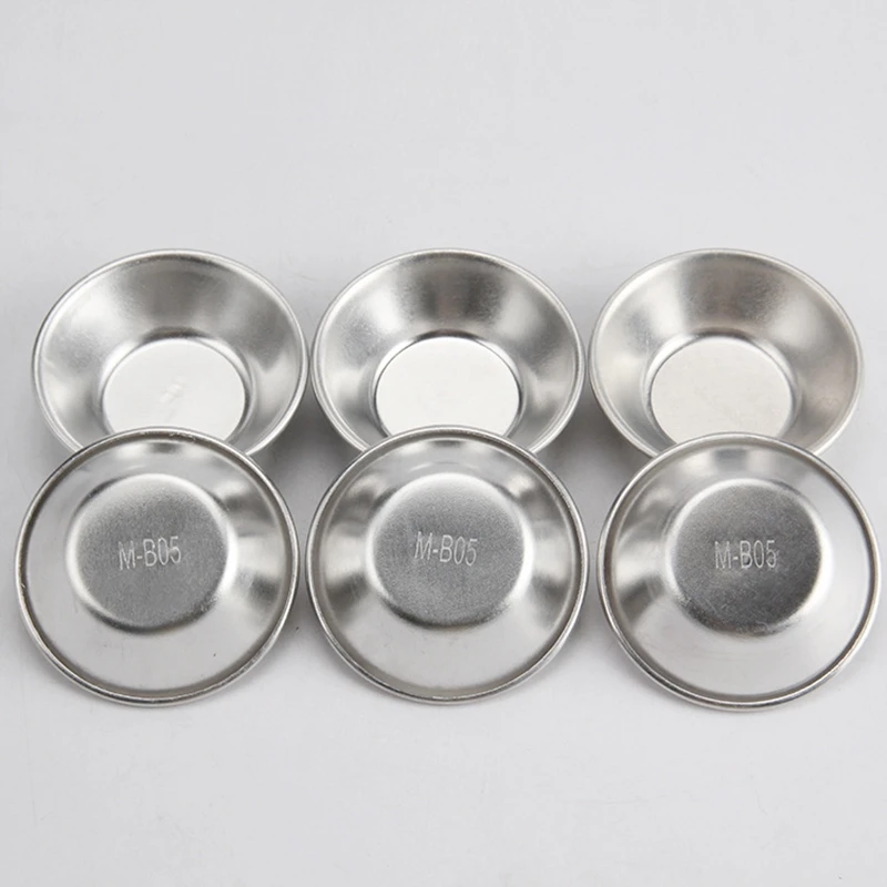 

Aluminum Egg Tart Mold Cupcake Pie Cookie Tins Pudding Mould Baking Cups, Silver
