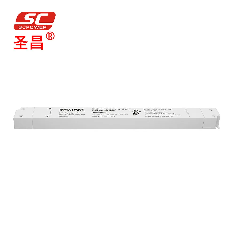 
Low Voltage 100V 277V Switching Power Supply 100W 24V 4.17A SMPS LED Lighting Transformer 