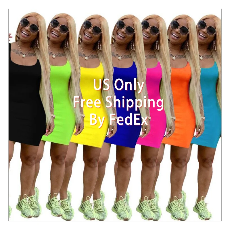 

Eelimner FreeShipping 2021 girls' dress colourful products sexy New summer women dresses Casual Dress