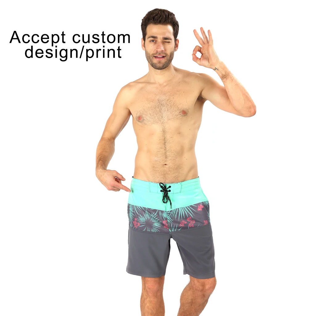 

Hot Sale Custom Fashion Sublimation Printing Quick Dry Breathable Men Beach Shorts Beach Wear Swimwear Swim Surf Board Shorts, Customized color