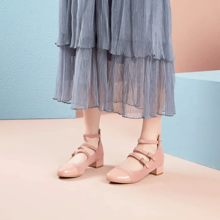 

wholesale spring new low heel girls' princess shoes school performance shoes lovely crystal single shoes daily life, Apricot,black,pink