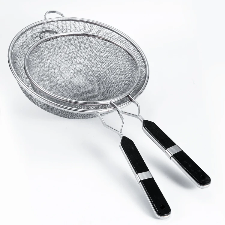 High Quality Stainless Steel Kitchen Strainer Fine Mesh Strainers With