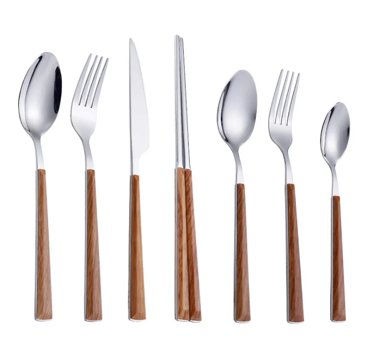 

Custom Logo Luxury Flatware Sets Wedding Western Silver Knife Fork Spoon Stainless Steel Cutlery Flatware Set, Customized