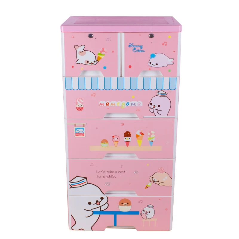 

Hot sale Fashionable Plastic cloth storage drawers plastic Storage Drawers, Pink/blue