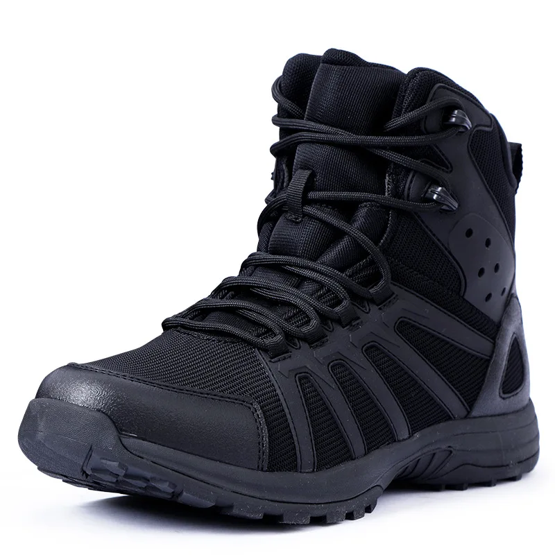 

New Arrival Outdoor Super Light Black High-top Breathable Combat Tactical Boots