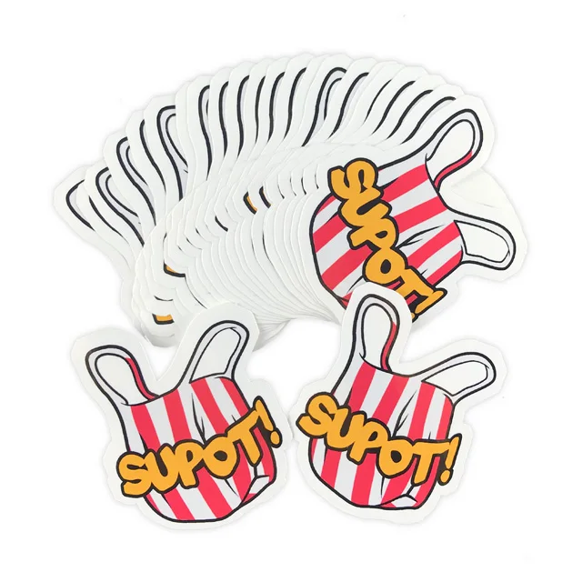 
Waterproof self-adhesive PVC label vinyl sticker custom printing vsco logo die cut custom sticker 