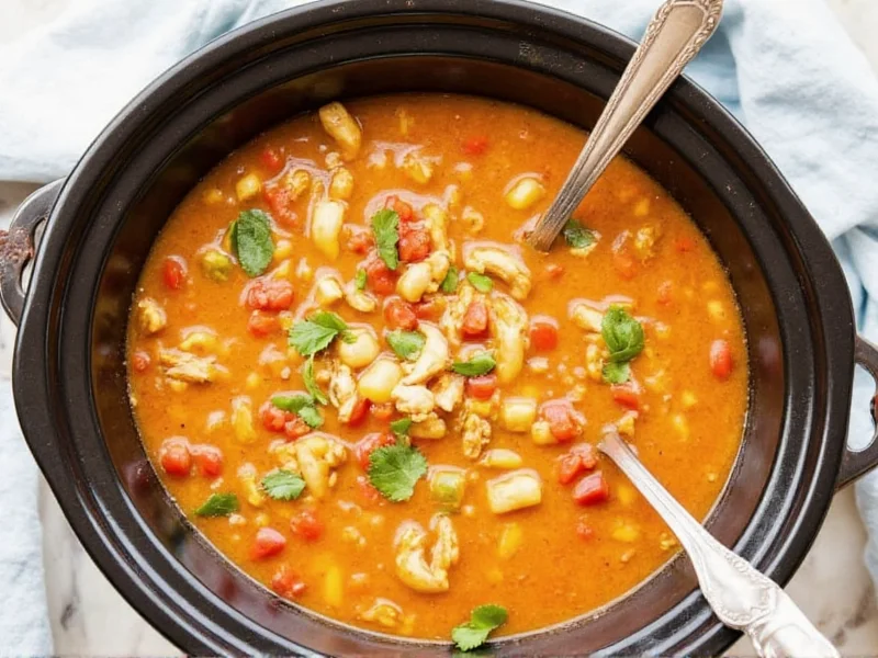 Slow Cooker Chicken Tortilla Soup Recipe - Easy & Flavorful