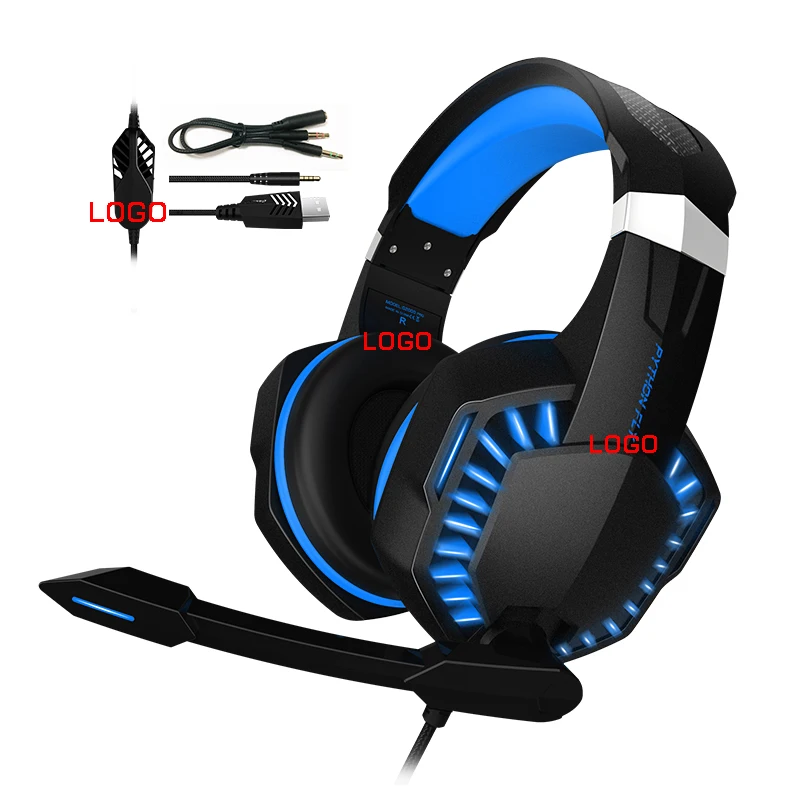 

Free Products Sample Diademas Audifonos Auricular Gamer Head phone PC Earphone Headphone PS4 VR Headset Gaming Headset With Mic