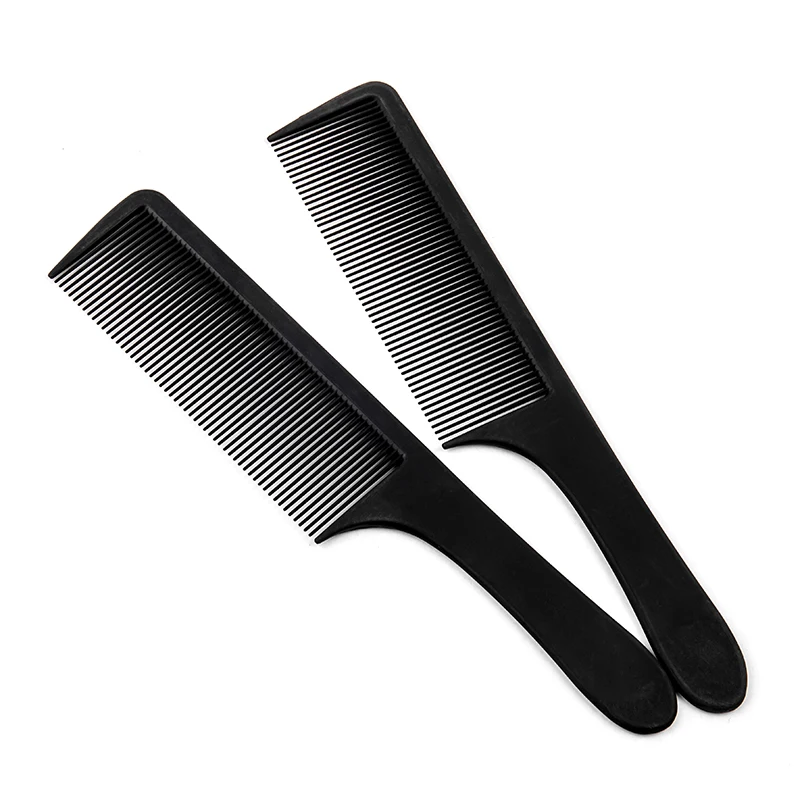 

TIANBA RTS Selling Salon Styling Carbon Fibre Flat Top Carbon Cutting Comb For Cutting