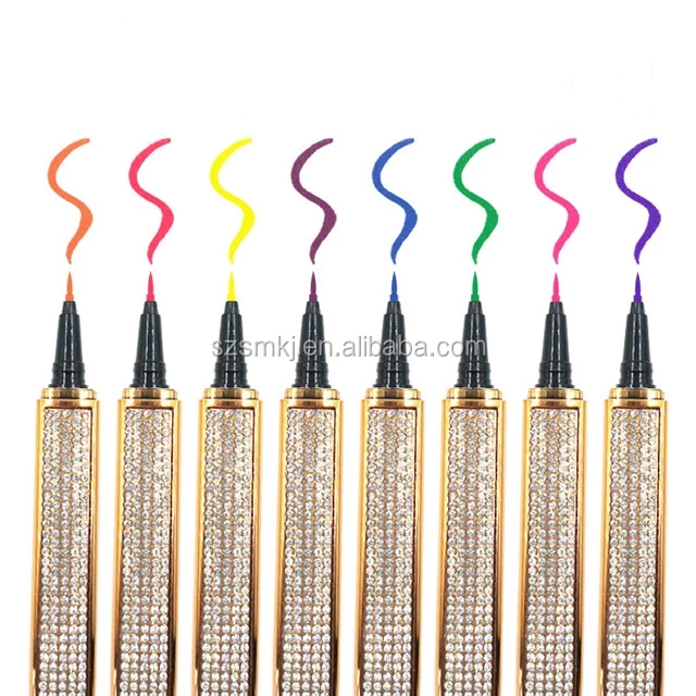 

Diamond Design Customized Lash Adhesive Eyeliner Glue Pen with neon color