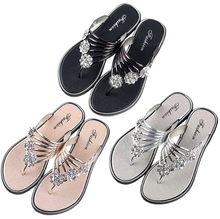 

New summer latest design fashion trend flip-flops woman sandals