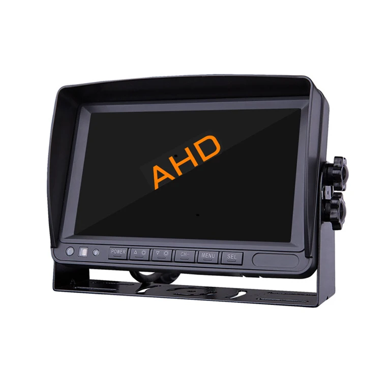 

1080P AHD Ruckfahr monitor 24V agricultural machines Logistics vehicle School Bus Forklift Truck 7 Inch LCD Car Monitor