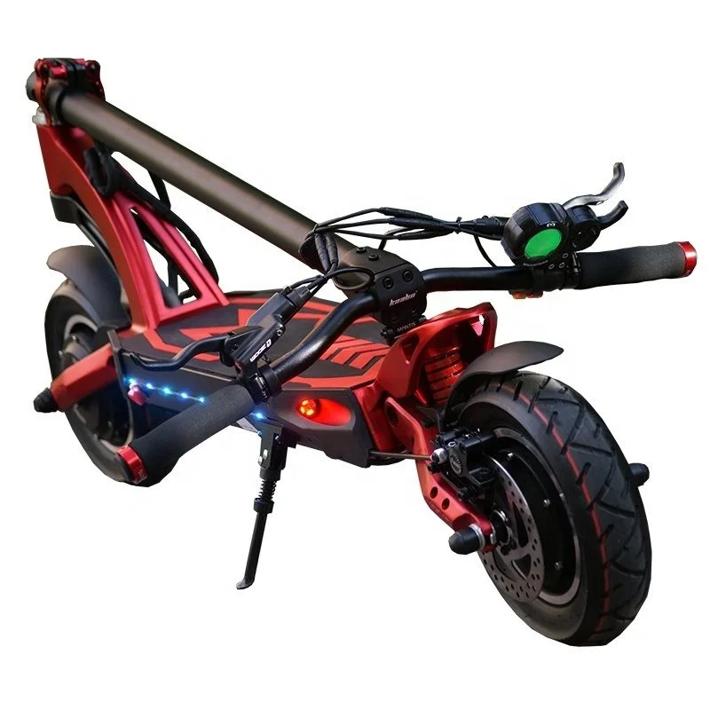 

Kaabo mantis dual motor pro 60v 24.5ah eco mode e scooter with bright lateral LED strip