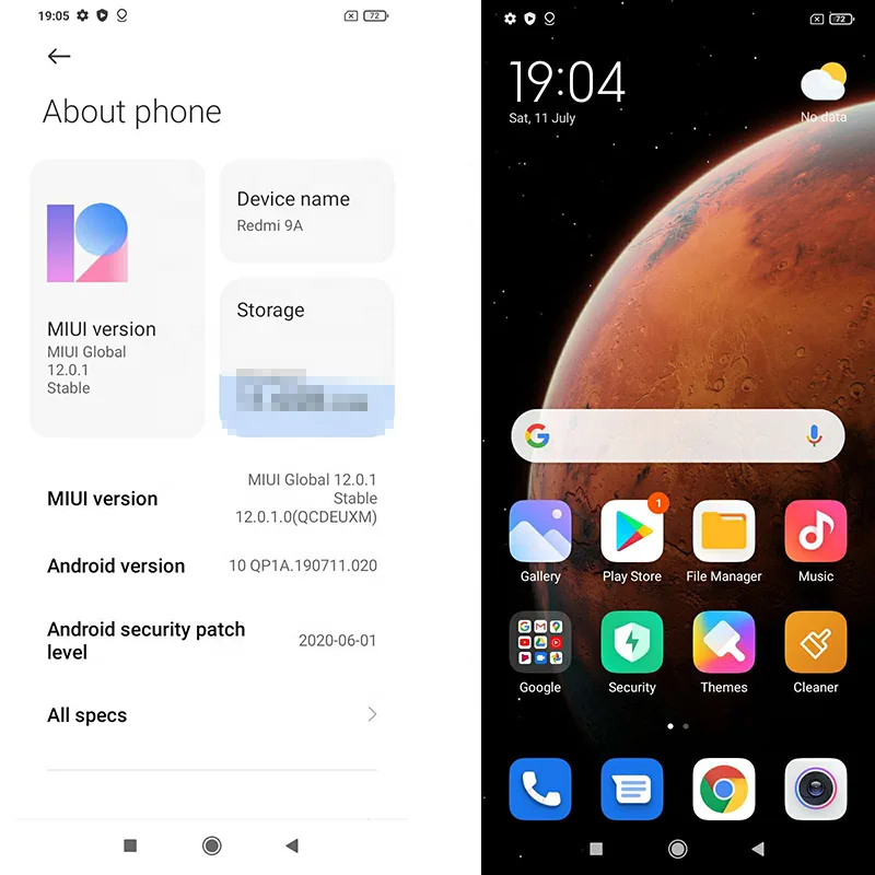 
Global Version Xiaomi Redmi 9A 2GB 32GB Smartphone 5000mAh Big Battery MTK Helio G25 Octa-core 6.53 HD+ display 13MP AI Camera 