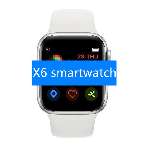 

X6 Smart Watch 44mm Heart Rate Monitor Men Women Smartwatch for IOS Android Phone PK IWO 11 10 8 IWO 12 Pro Drop Ship