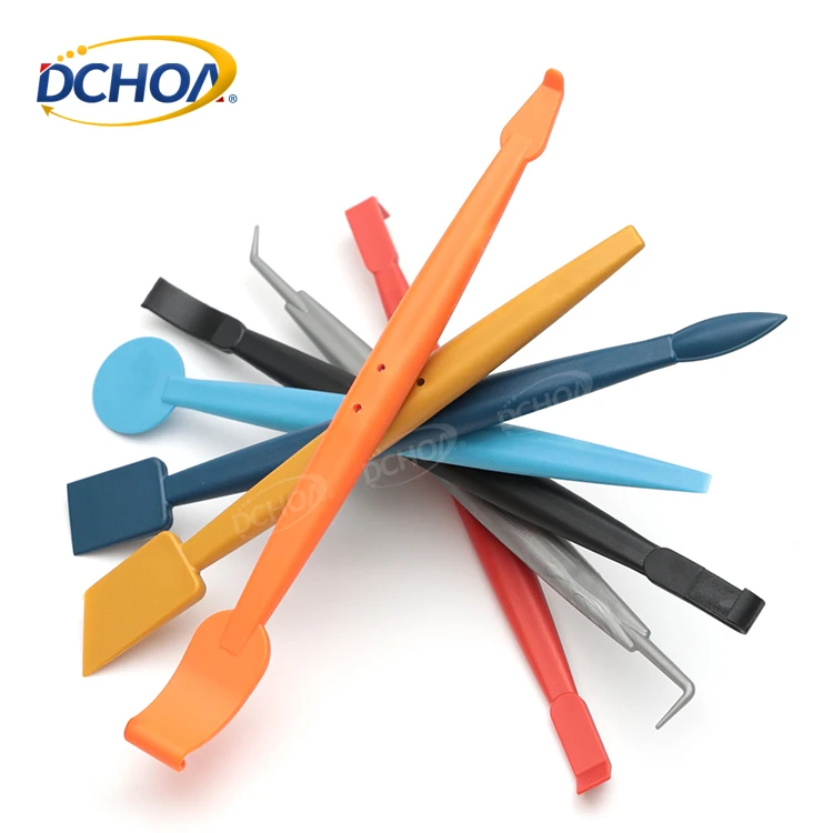 

7pcs Car Magnetic Wrap Stickers Set Window Tint Wrap Vinyl Tools Micro Stickers Kit