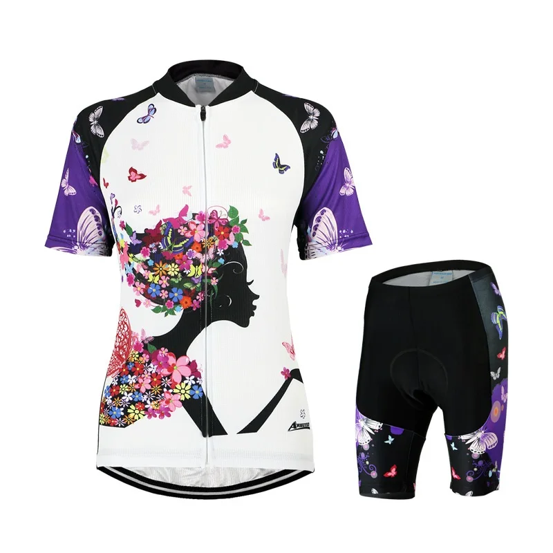

Free Shipping Woman Sports Cycling Wear Sets