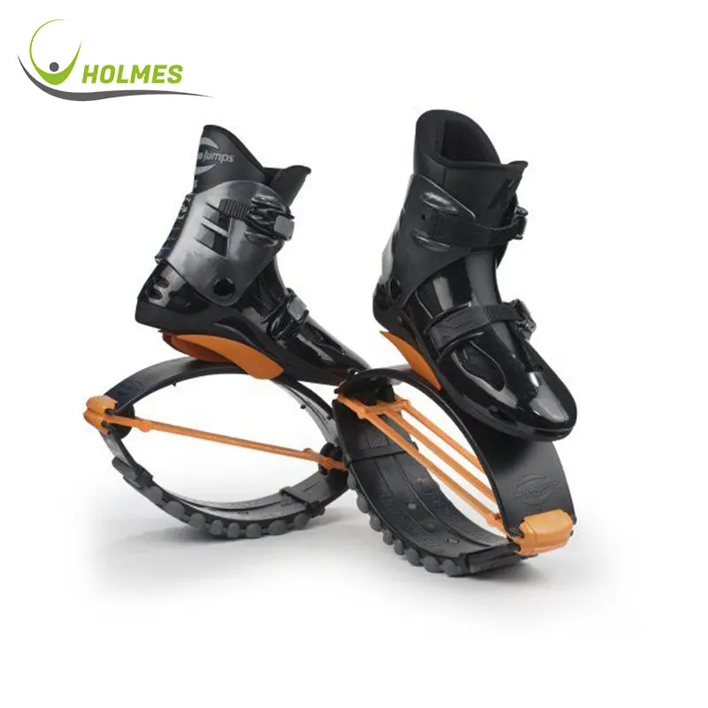 

Factory direct sale indoor and outdoor fitness kangaroo jumping shoes for children, Black/red