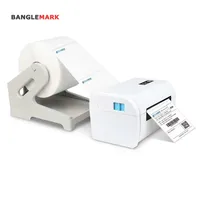 

Bluetooth usb thermal label bar code printer shipping label printer with automatic paper feeder holder