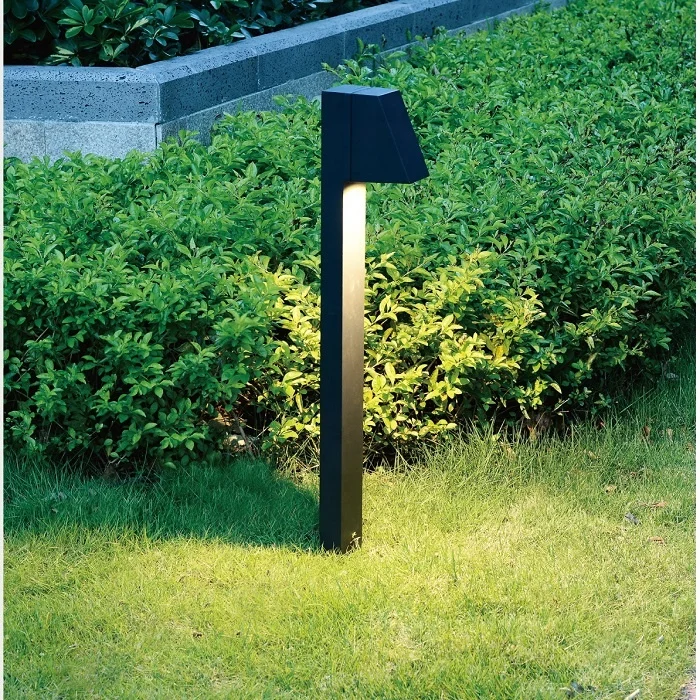 
Hot selling aluminum body 5w COB 400mm high CE Rohs led outdoor lawn bollard lighting lamp 