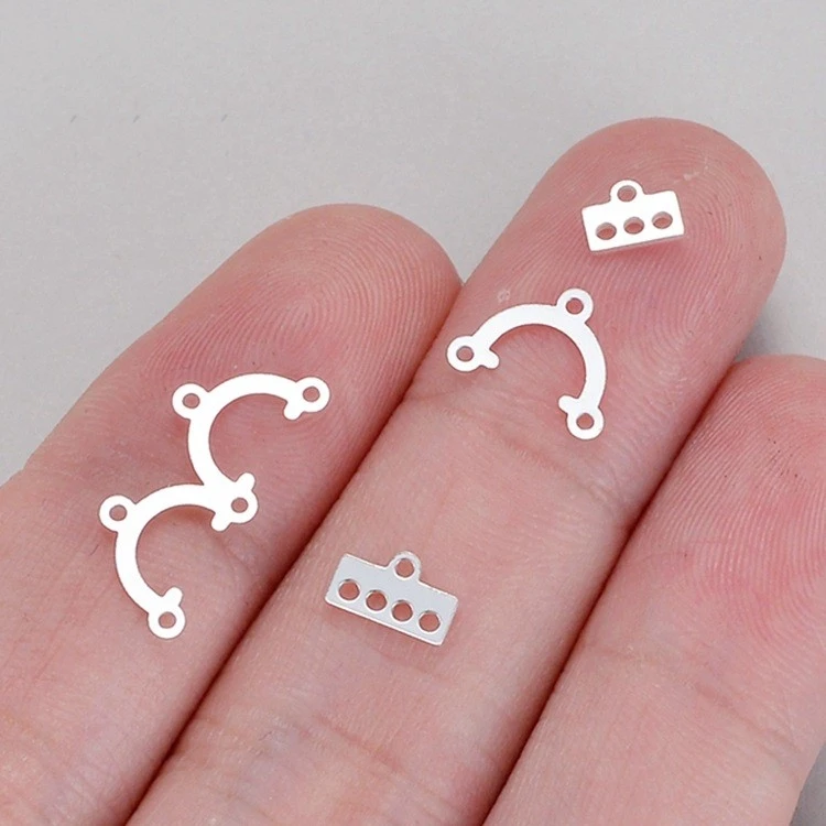 Tiny 925 Sterling Silver End Charm for Jewelry Necklace Bracelet Making