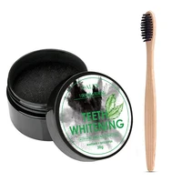 

Hot Sale Bamboo Toothbrush and Activated Charcoal Teeth Whitening Powder Kit