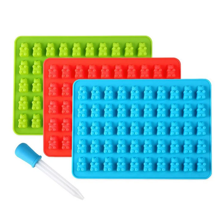 

silicone Chocolate Mold Convenient and lovely silicone bear ice lattice mold