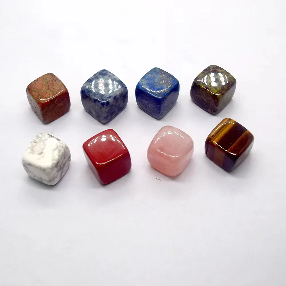 

wholesale Natural Rock mix Crystal Cube Healing Quartz healing gemstone Mix materials Tumble Crystals Stones For gift