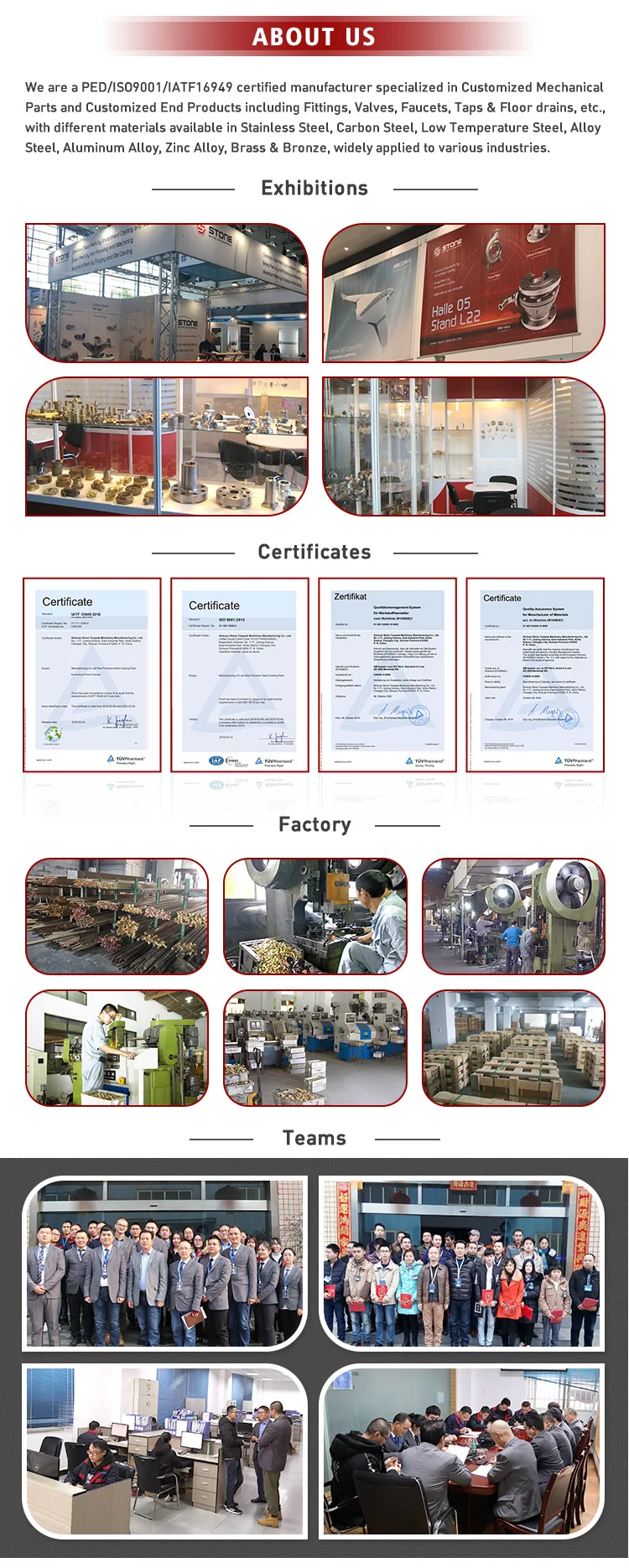 Stone Male parts brass hot forging mold coupling hot forging press