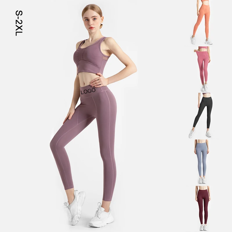 

Goog Quality Ladies Gym Outfits Pant Yoga Wear Butt Scrunch Pants Wholesale Plus Size Tights Leggings From Women