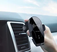 

Infrared Smart Sensor Qi Fast Charging Automatic Clamping Auto Dashboard Car Mount Wireless Charger And Mobile Phone Holder