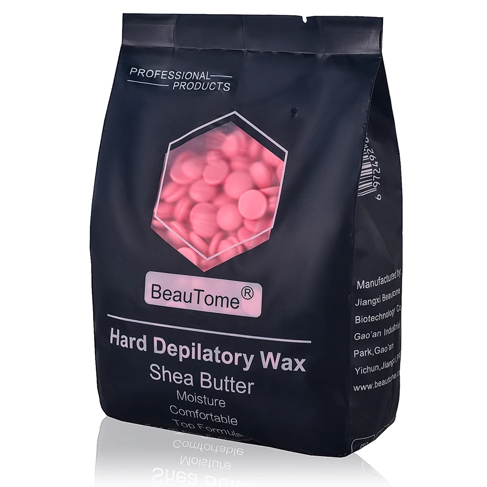 

BeauTome 500g high quality strong hot wax beans for face, Fifteen colors available
