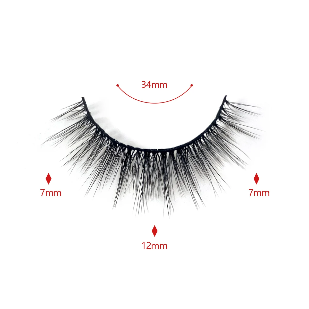 

dropshipping full strip natural lash water actived no glue mink lashes 3d Faux Mink Eyelashes vendor