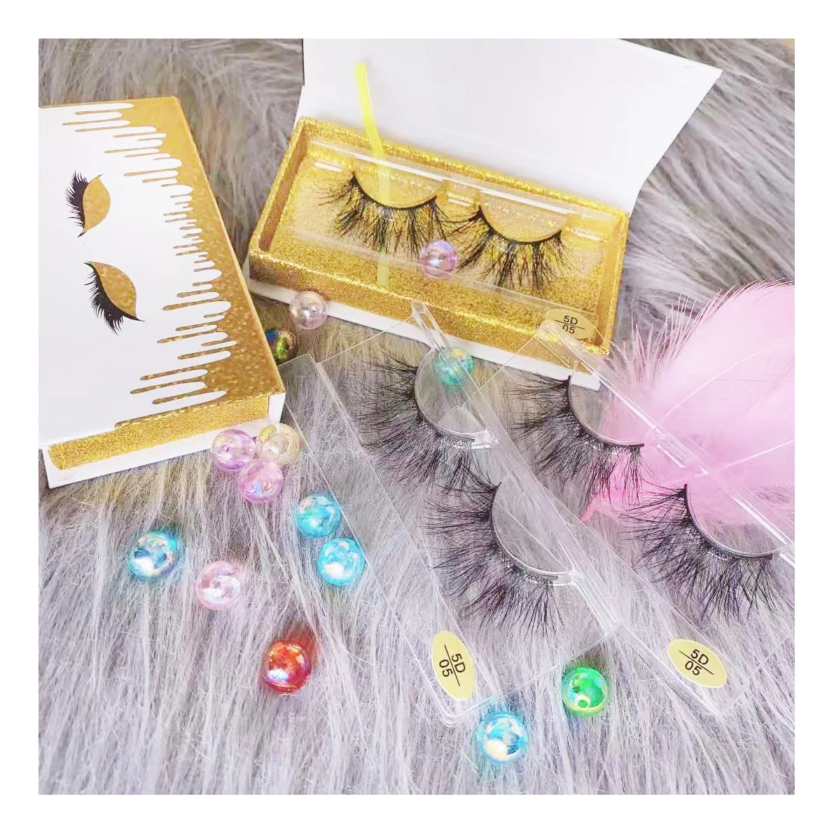 

2021 new arrivals luxury grade 5D lashes mink false eyelashes, Black